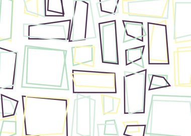 Ofset Quad üretken sanat arkaplan çizimi