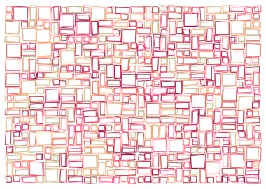 Ofset Quad üretken sanat arkaplan çizimi