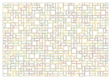 Ofset Quad üretken sanat arkaplan çizimi
