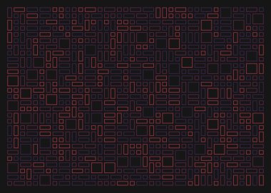 Ofset Quad üretken sanat arkaplan çizimi