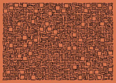 Ofset Quad üretken sanat arkaplan çizimi