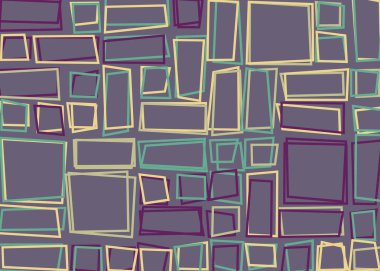 Ofset Quad üretken sanat arkaplan çizimi