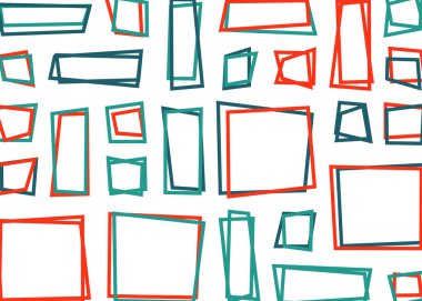 Ofset Quad üretken sanat arkaplan çizimi