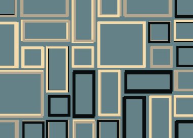 Ofset Quad üretken sanat arkaplan çizimi