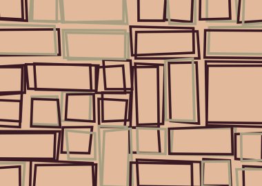 Ofset Quad üretken sanat arkaplan çizimi