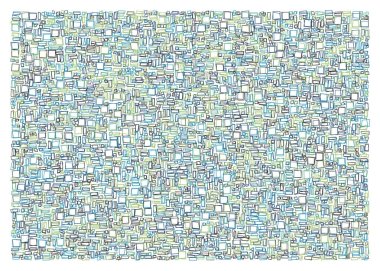 Ofset Quad üretken sanat arkaplan çizimi