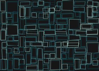 Ofset Quad üretken sanat arkaplan çizimi