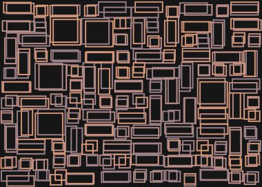 Ofset Quad üretken sanat arkaplan çizimi