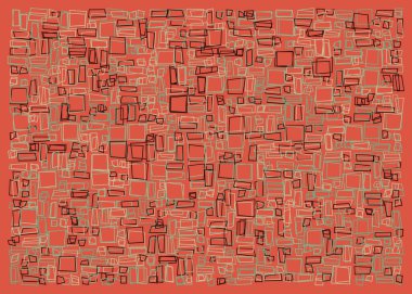 Ofset Quad üretken sanat arkaplan çizimi