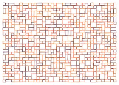 Ofset Quad üretken sanat arkaplan çizimi