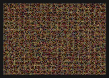 Ofset Quad üretken sanat arkaplan çizimi