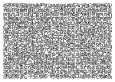 Ofset Quad üretken sanat arkaplan çizimi