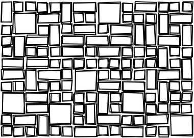 Ofset Quad üretken sanat arkaplan çizimi