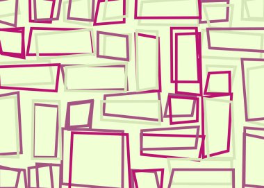 Ofset Quad üretken sanat arkaplan çizimi