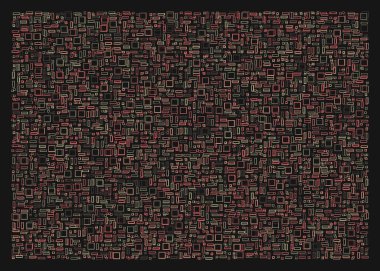 Ofset Quad üretken sanat arkaplan çizimi