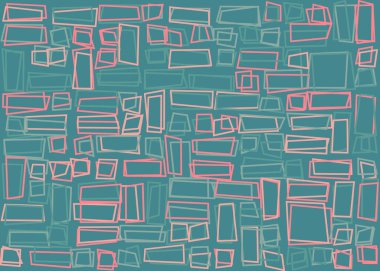 Ofset Quad üretken sanat arkaplan çizimi