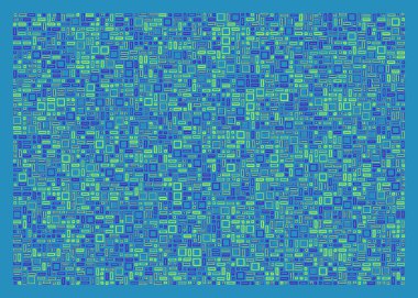 Ofset Quad üretken sanat arkaplan çizimi