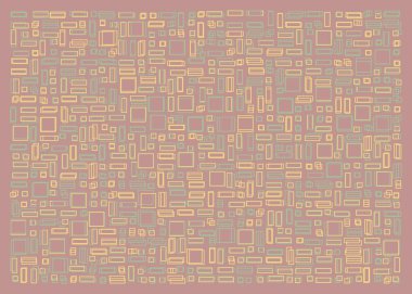 Ofset Quad üretken sanat arkaplan çizimi