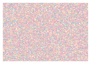 Ofset Quad üretken sanat arkaplan çizimi