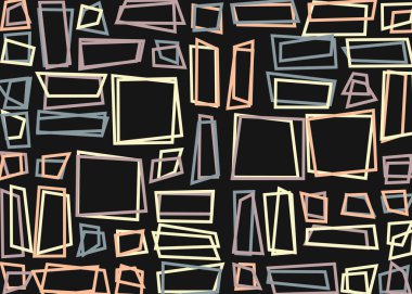 Ofset Quad üretken sanat arkaplan çizimi