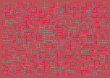 Ofset Quad üretken sanat arkaplan çizimi