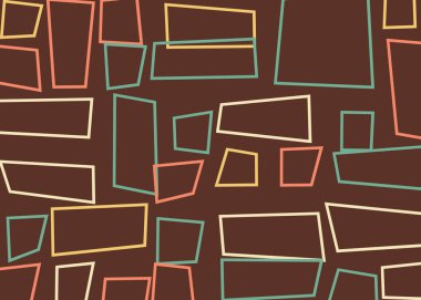 Ofset Quad üretken sanat arkaplan çizimi