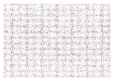 Ofset Quad üretken sanat arkaplan çizimi