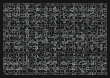 Ofset Quad üretken sanat arkaplan çizimi