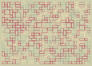 Ofset Quad üretken sanat arkaplan çizimi