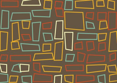 Ofset Quad üretken sanat arkaplan çizimi