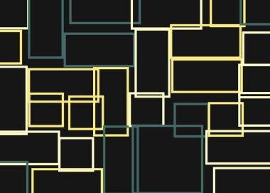 Ofset Quad üretken sanat arkaplan çizimi