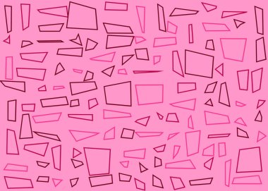 Ofset Quad üretken sanat arkaplan çizimi