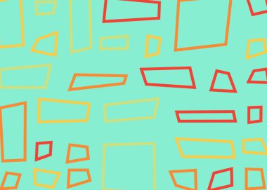 Ofset Quad üretken sanat arkaplan çizimi