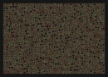 Ofset Quad üretken sanat arkaplan çizimi