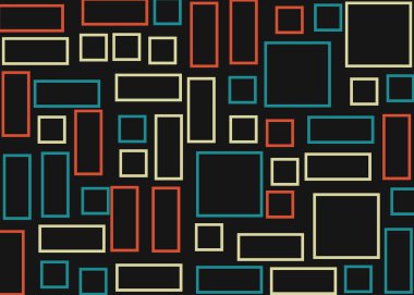 Ofset Quad üretken sanat arkaplan çizimi