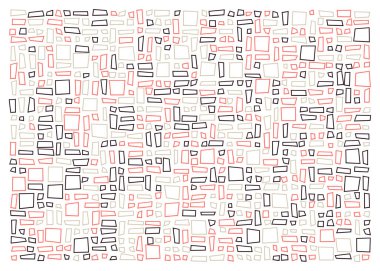 Ofset Quad üretken sanat arkaplan çizimi