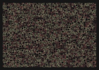 Ofset Quad üretken sanat arkaplan çizimi