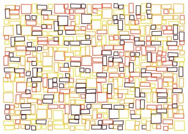 Ofset Quad üretken sanat arkaplan çizimi