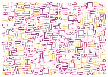 Ofset Quad üretken sanat arkaplan çizimi