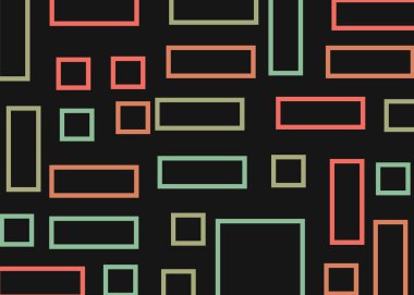 Ofset Quad üretken sanat arkaplan çizimi