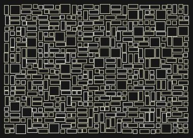 Ofset Quad üretken sanat arkaplan çizimi