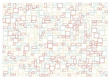 Ofset Quad üretken sanat arkaplan çizimi