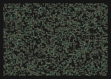 Ofset Quad üretken sanat arkaplan çizimi