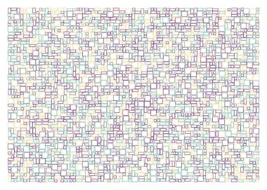 Ofset Quad üretken sanat arkaplan çizimi