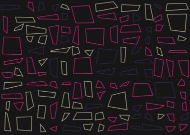 Ofset Quad üretken sanat arkaplan çizimi