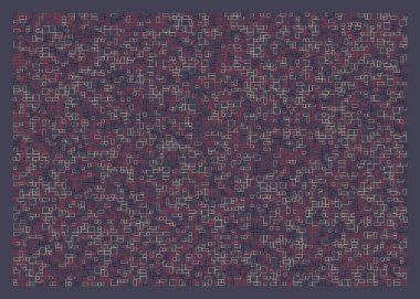 Ofset Quad üretken sanat arkaplan çizimi