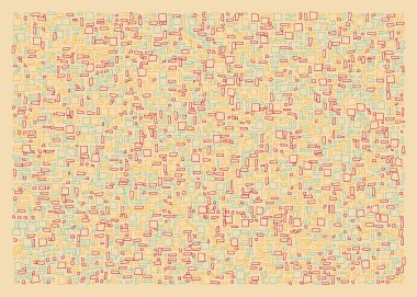 Ofset Quad üretken sanat arkaplan çizimi