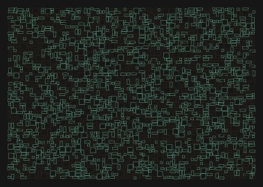 Ofset Quad üretken sanat arkaplan çizimi