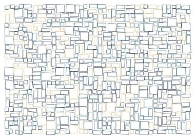 Ofset Quad üretken sanat arkaplan çizimi