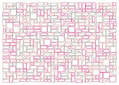 Ofset Quad üretken sanat arkaplan çizimi